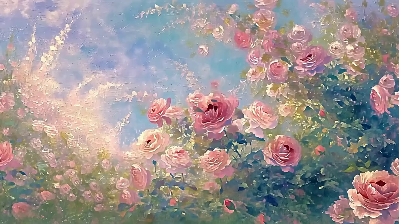 花西子·玫瑰油画 AI 视频